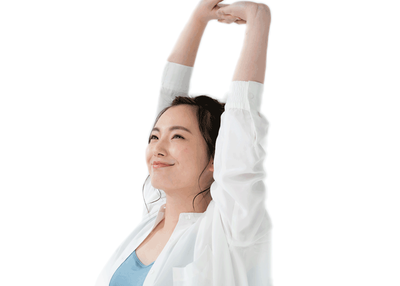 筋膜リリースプランで肩が軽くなった女性
